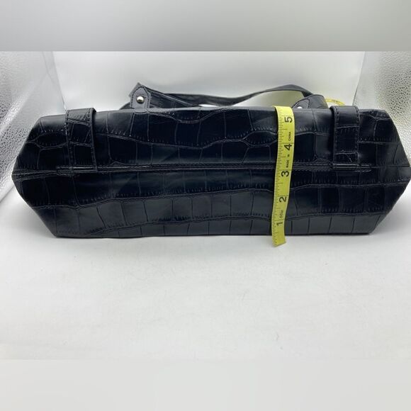 Luca Ferri Black Snake Print Shoulderbag - Picture 13 of 13